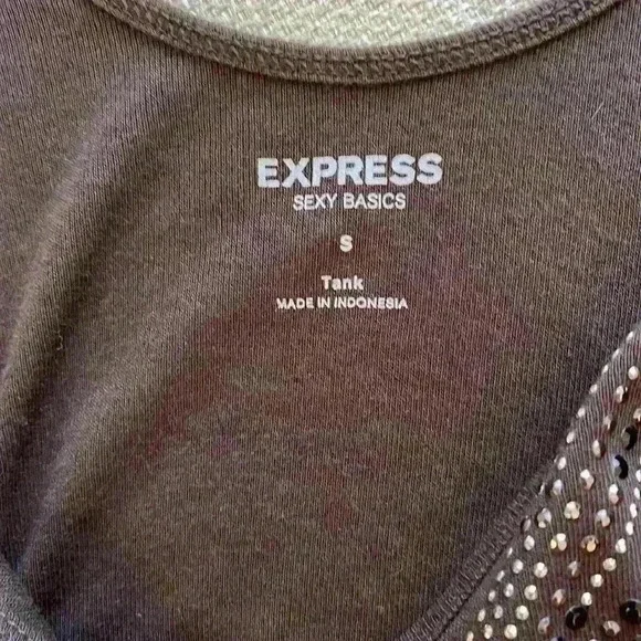 Express Vintage y2k pop star tank top Embellished - Picture 5 of 6